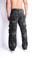 LOCRGRL |Curva CAMUFLADO Relaxed Cargo Negro - Imagen 2
