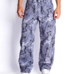 LOLSRL74 |Curva Relaxed Liso Camuflado Azul