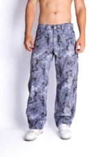 LOLSRL74 |Curva Relaxed Liso Camuflado Azul