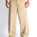 LOBG437 |CURVA Baggy Liso Yellow