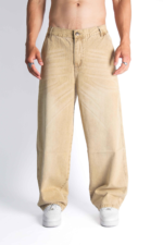 LOBG437 |CURVA Baggy Liso Yellow