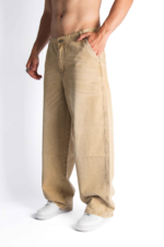 LOBG437 |CURVA Baggy Liso Yellow - Imagen 3