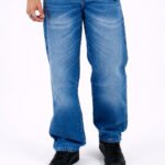 LORXJL77 |Curva Relaxed Azul Desgastado